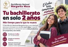 Bachillerato Nacional Margarita Maza ofrece concluir estudios en dos años: Felipe Sosa