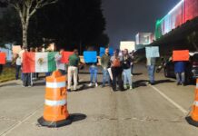 Bloquean Arco Sur en rechazo a amparo otorgado a Roly Domínguez