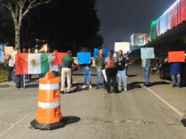 Bloquean Arco Sur en rechazo a amparo otorgado a Roly Domínguez