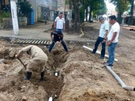 Se atiende con prontitud fuga en Ruiz Cortines; el servicio se ha restablecido