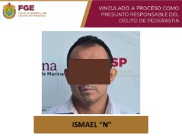 Ratifican prisión preventiva para Ismael “N”, vinculado a proceso por pederastia en Nautla