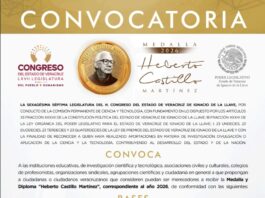Abierta, la Convocatoria para otorgar la Medalla “Heberto Castillo Martínez” 2026