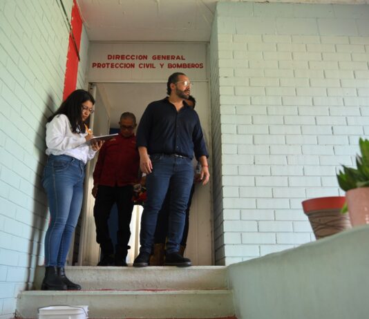 Supervisa Pedro Miguel Rosaldo instalaciones de Protección Civil y Bomberos