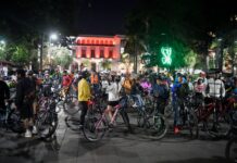 Encabeza Daniela Griego rodada por el Día Mundial Sin Auto con el acompañamiento de familias xalapeñas