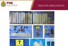 10 cateos en La Perla deja a 7 personas detenidas, y aseguramiento de armas, cartuchos y drogas relacionados con hechos de violencia