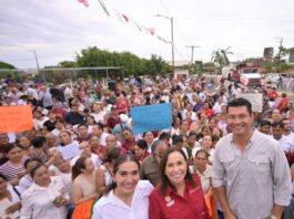 Rocío Nahle pone en marcha rehabilitación de 9.4 km de caminos en San Rafael