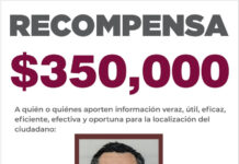 Ofrece Fiscalía de Veracruz recompensa de 350 mil pesos por información para localizar a Roly Domínguez Romero