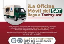 Llega Oficina Móvil del SAT a Tantoyuca para la realización de trámites fiscales