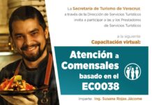 Ofrece Secretaría de Turismo capacitación virtual en atención a comensales