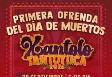 Anuncian la primera Ofrenda del Día de Muertos y el inicio de las festividades de Xantolo 2026 en Tantoyuca