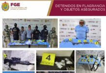 49 cateos en 28 municipios de Veracruz dejan 47 detenidos e indicios asegurados en acciones contundentes contra el delito
