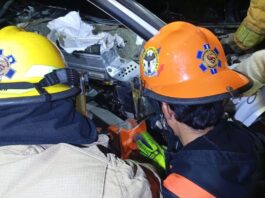Mueren dos militares y uno más resulta gravemente herido tras choque frontal en la Xalapa-Perote