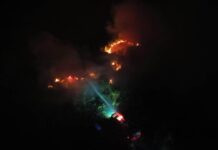 Coordinan corporaciones municipales de Tantoyuca respuesta inmediata ante incendio en Tampatel