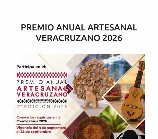 Convoca Roberto San Román a artesanos de Tantoyuca a participar en el Premio Anual Artesanal Veracruzano 2026