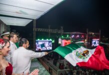 Encabeza Pedro Miguel Rosaldo su primer Grito de Independencia en Coatzacoalcos