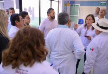 Acompaña Pedro Miguel Rosaldo a Rocío Nahle en supervisión de hospitales de Coatzacoalcos