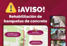 Esta noche, reducción de carriles y cierre peatonal por obras en avenida Xalapa