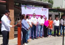 Inaugura CAEV línea de conducción de agua potable en Naranjos; beneficiará a más de 500 familias