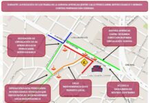 Ayuntamiento informa sobre cierre vial en la avenida Américas por obras de drenaje pluvial