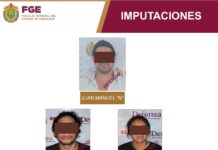 Tres personas enfrentan cargos por secuestro y extorsión en el norte de Veracruz