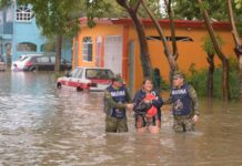 Llama Rocío Nahle a familias de Coatzacoalcos y Nanchital a resguardarse en refugios temporales