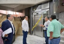Supervisa presidente de la Jucopo trabajos de mantenimiento al inmueble del Congreso
