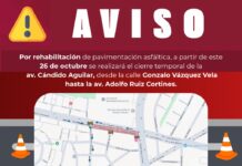 Inician este lunes trabajos de bacheo en Cándido Aguilar