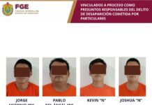 Dictan prisión preventiva en Coatzacoalcos contra presuntos responsables del delito de desaparición cometida por particulares
