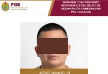 Por desaparición cometida por particulares, imputado queda en prisión preventiva en Coatzacoalcos