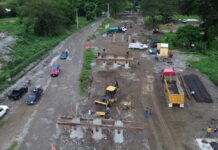 Avanza construcción del puente Oxitenpa, en Ixhuatlán de Madero
