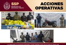 Aprehenden a 38 personas y decomisan más de 200 dosis de sustancias ilícitas: SSP