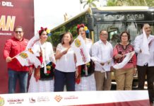 Rocío Nahle arranca el servicio Papaloapan para atender la movilidad de más de 60 mil usuarios