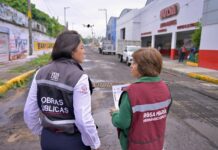 Rehabilita Ayuntamiento de Veracruz avenida Mariano Arista para mejorar la movilidad en la colonia Centro