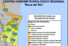 Prevén lluvias intensas y fuertes vientos en Tamaulipas y Veracruz