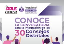OPLE Veracruz lanza convocatoria para participar en los Consejos Distritales