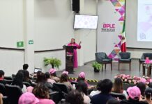 OPLE Veracruz se pinta de rosa por la prevención del cáncer de mama