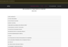 Portal de transparencia del OPLE Veracruz, funcionando correctamente y a disposición de la ciudadanía