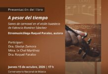 El Conservatorio Nacional de Música presentará libro sobre los sones de carnaval en el violín huasteco