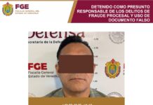 Ejecutan orden de aprehensión contra presunto implicado en fraude procesal y uso de documento falso en Xalapa