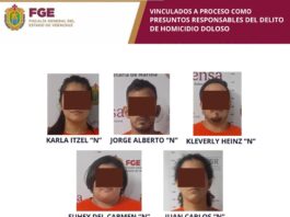 Vinculan a proceso a cinco por homicidio doloso en la colonia Veleros en Coatzacoalcos