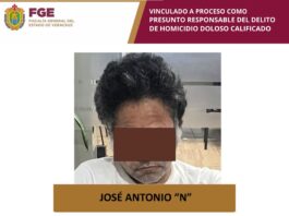 Ratifican prisión preventiva oficiosa a presunto homicida en Cosamaloapan