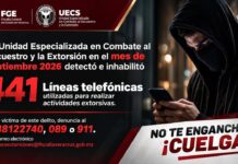 Durante septiembre, se inhabilitan 441 líneas telefónicas relacionadas con extorsiones en Veracruz